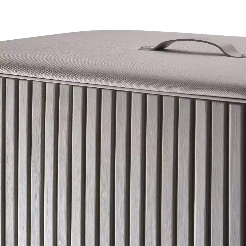 Cesto per la biancheria Joseph Joseph Tota Luxe 90L con separazione in bambù - Ecru