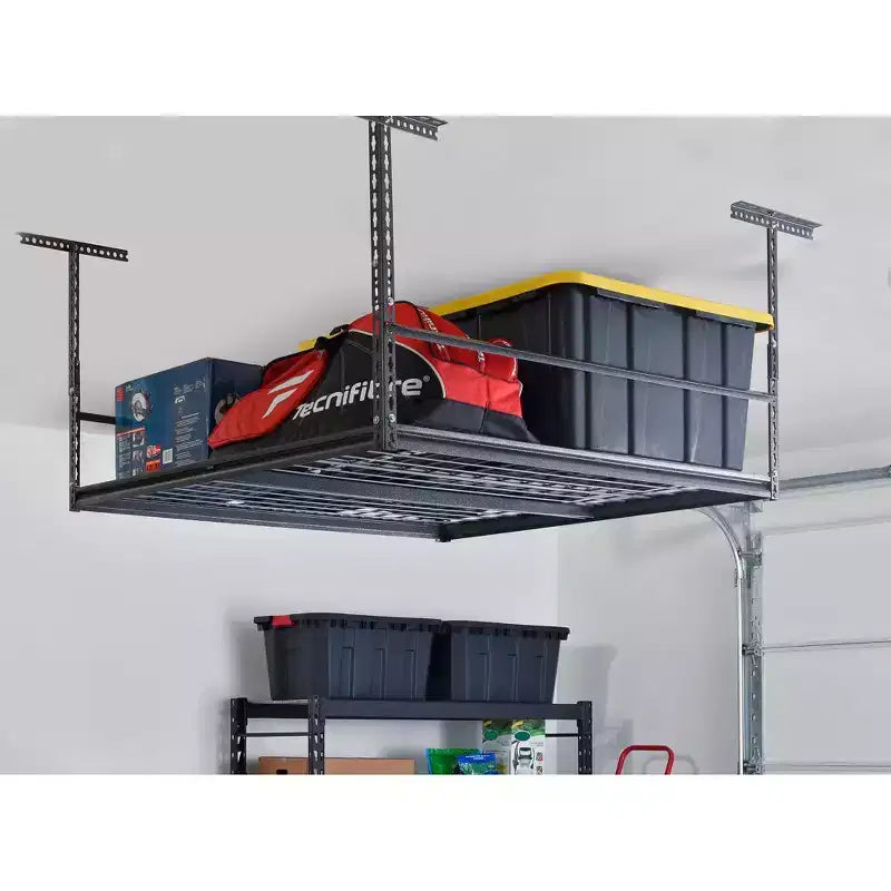 Muscle Rack Mensola da garage a soffitto 47"Lx47"Px28"H, colore argento
