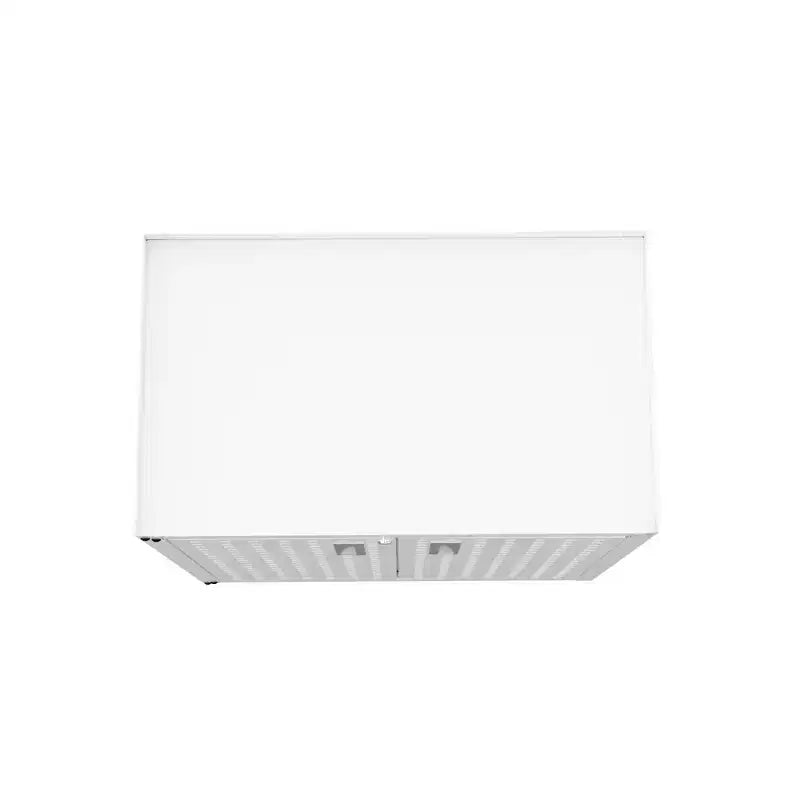 Manhattan Comfort Fortress Set 3.0 Mobile Salvaspazio da Garage con Armadietto e Banco da Lavoro, 3 pz, Bianco