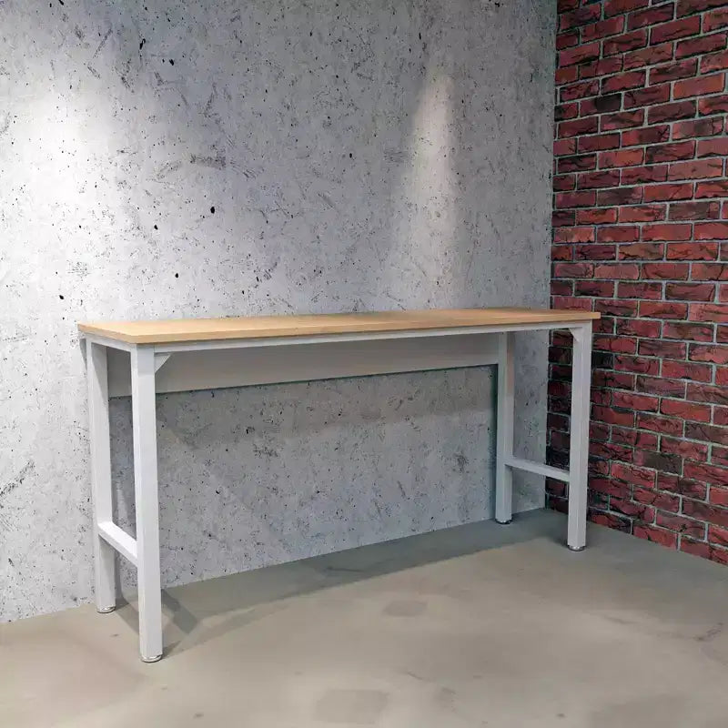 Manhattan Comfort Fortress Set 3.0 Mobile Salvaspazio da Garage con Armadietto e Banco da Lavoro, 3 pz, Bianco