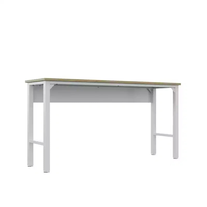 Manhattan Comfort Fortress Set 3.0 Mobile Salvaspazio da Garage con Armadietto e Banco da Lavoro, 3 pz, Bianco