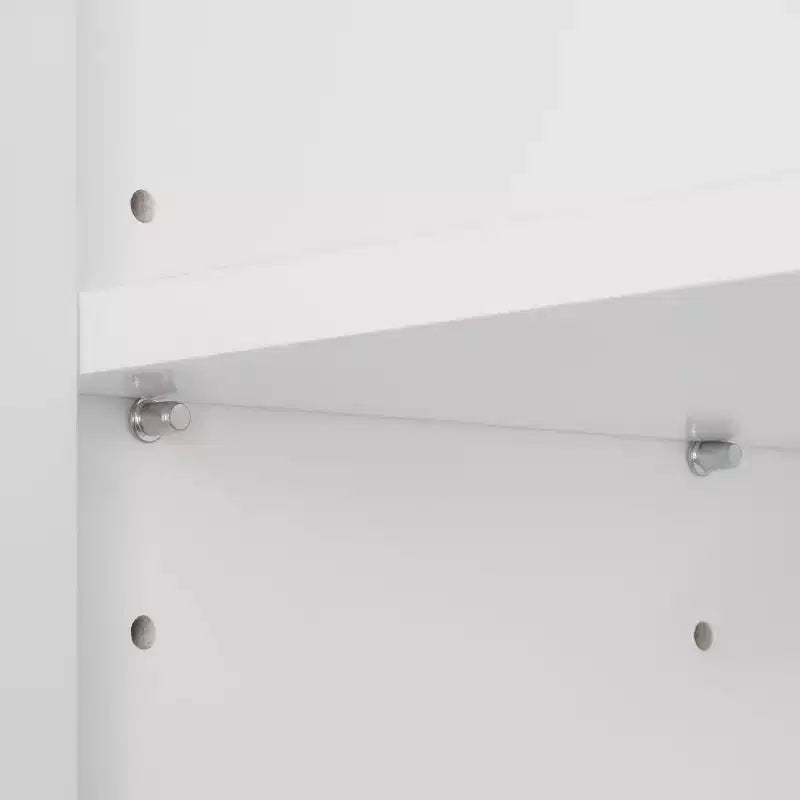 Mobiletto da bagno salvaspazio RiverRidge Monroe da posizionare sopra il WC, con ripiano regolabile - Bianco