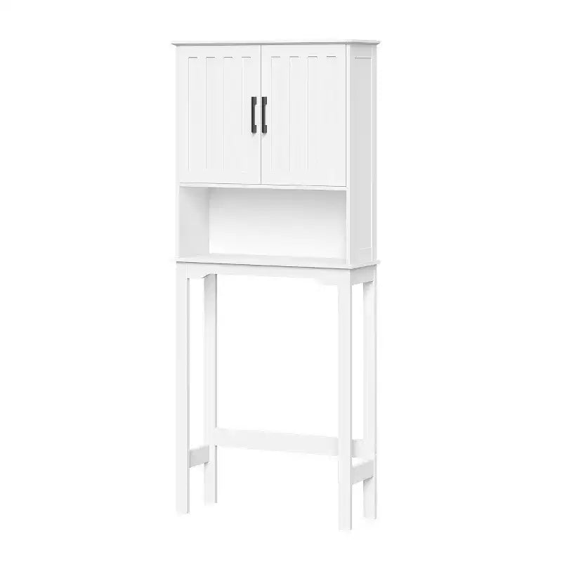 Mobiletto da bagno salvaspazio RiverRidge Monroe da posizionare sopra il WC, con ripiano regolabile - Bianco