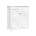 RiverRidge Brookfield Two-Door Floor Bathroom and Laundry Storage Cabinet and Organizer with Adjustable Shelves - White