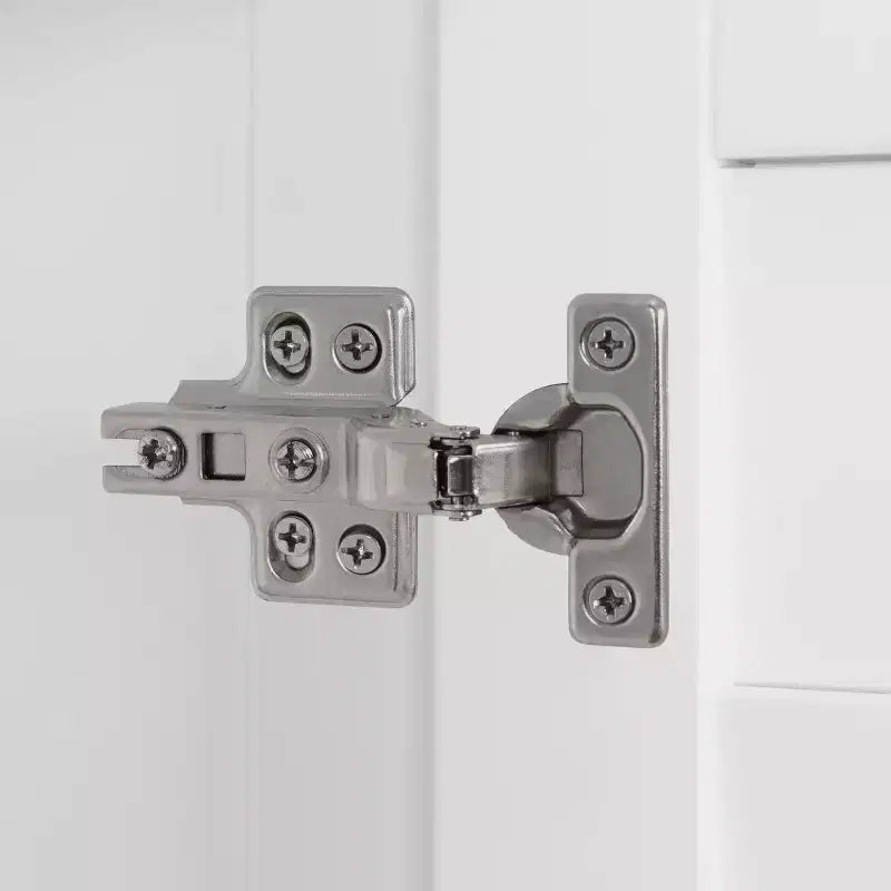 RiverRidge Brookfield, mobiletto e organizer da bagno e lavanderia a due ante con ripiani regolabili - Bianco