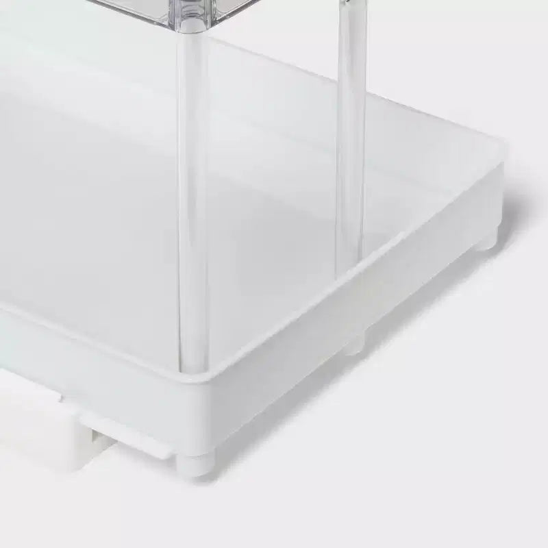 Vassoio lungo scorrevole con contenitore trasparente - Brightroom™