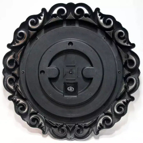 Specchio da parete rotondo da 22" Argento antico - Infinity Instruments: Stile romanico, nessun assemblaggio richiesto
