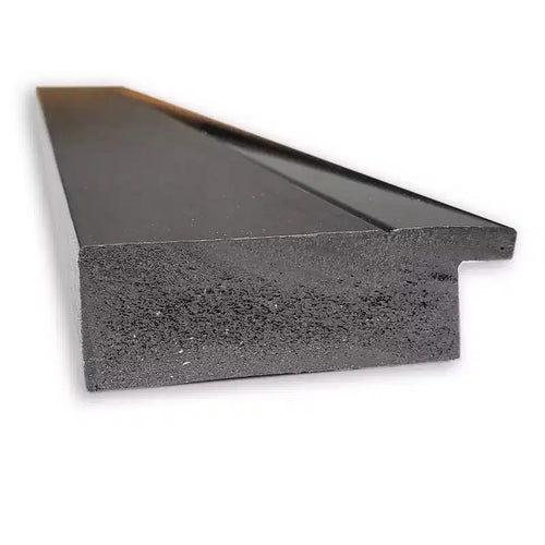 Specchio da Parete per Bagno 31"x31" Senza Bisello Tuxedo Black - Amanti Art: Quadrato Moderno, Cornice in Polistirene
