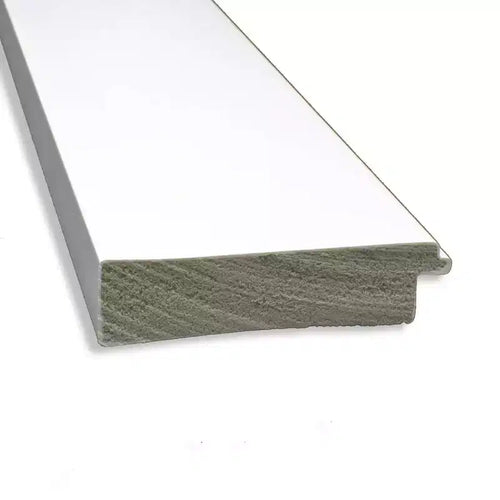 Specchio intero da appoggio da 30" x 66" bianco non smussato per armadio - Amanti Art