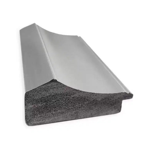 Specchio da parete stretto per bagno Amanti Art, 58 x 73 cm, non smussato, con picco, nichel lucido - include accessori per il montaggio