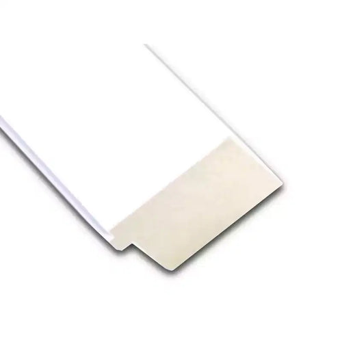 Specchio da parete per bagno in legno Corvino non smussato 31" x 31" bianco - Amanti Art: Design quadrato moderno, include hardware di montaggio