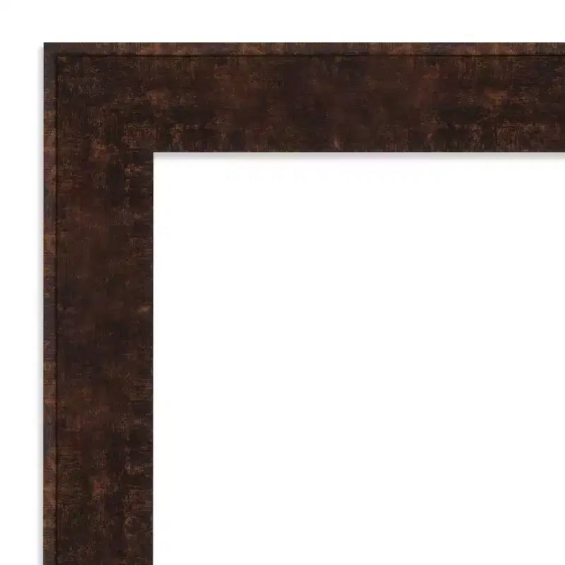 Specchio a figura intera William Narrow da 18" x 52" con cornice bronzo da appendere alla porta - Amanti Art: Cornice in polistirene, nessun montaggio richiesto