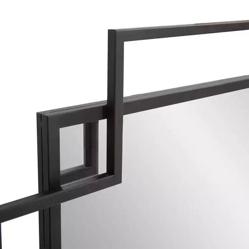 Specchio da parete Howard Elliott 43"x26" Contessa Open Work con cornice: forma moderna e originale, nessun assemblaggio, cornice in vetro
