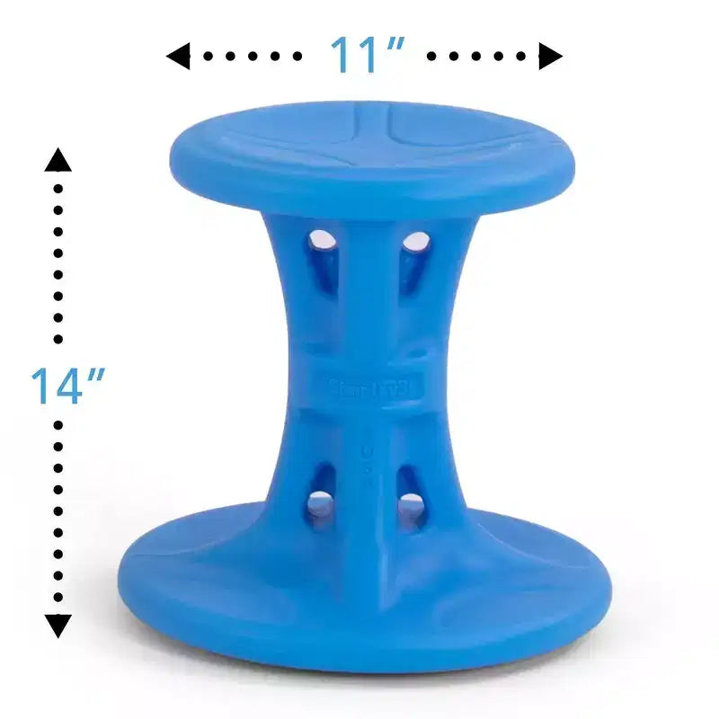 Sedia per bambini Wiggle di Simplay3 14" blu