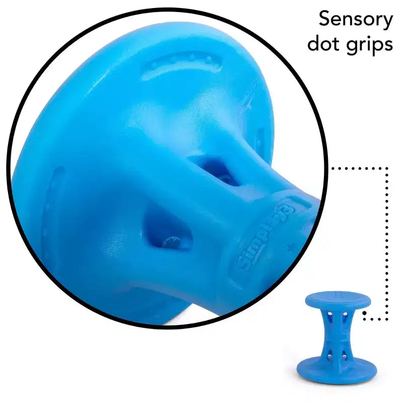 Sedia per bambini Wiggle di Simplay3 14" blu