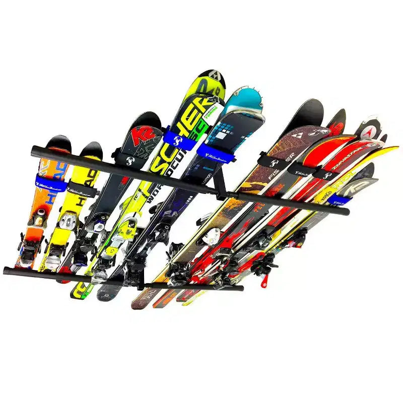 StoreYourBoard Hi-Port 2 | Portasci e snowboard regolabile da soffitto | Doppio | Portata 68 kg