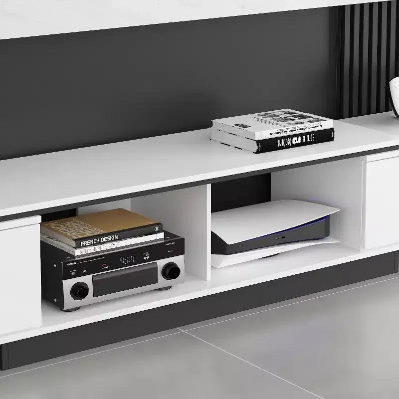 Mobile TV Moderno Allungabile Hitow Design Minimalista per Soggiorno Centro Intrattenimento