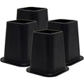 Kings Brand Furniture - Heavy Duty Bed Risers - Furniture Risers 6 Inch - Stackable Bed Lifts Risers  Set of 4