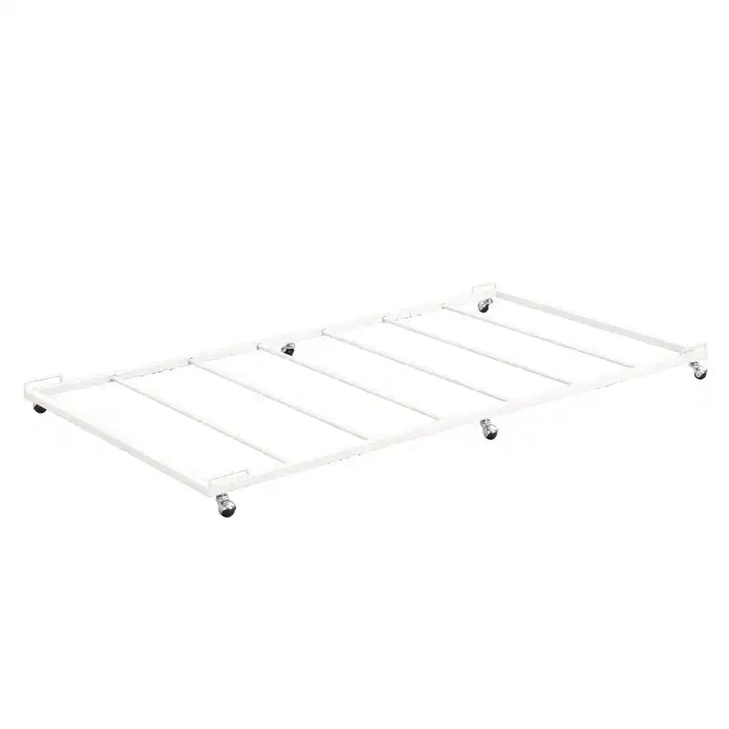 Kings Brand Furniture - Struttura letto estraibile con rotelle, in metallo, per divano letto, con doghe in acciaio, misura singola