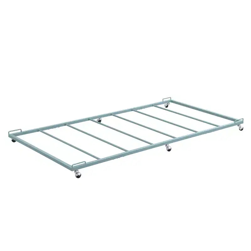 Kings Brand Furniture - Struttura letto estraibile con rotelle, in metallo, per divano letto, con doghe in acciaio, misura singola