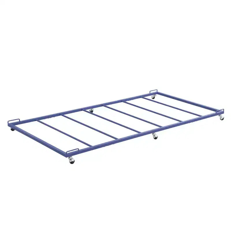 Kings Brand Furniture - Struttura letto estraibile con rotelle, in metallo, per divano letto, con doghe in acciaio, misura singola