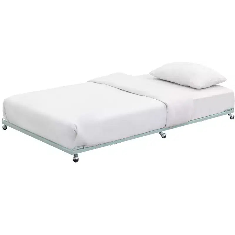Kings Brand Furniture - Struttura letto estraibile con rotelle, in metallo, per divano letto, con doghe in acciaio, misura singola