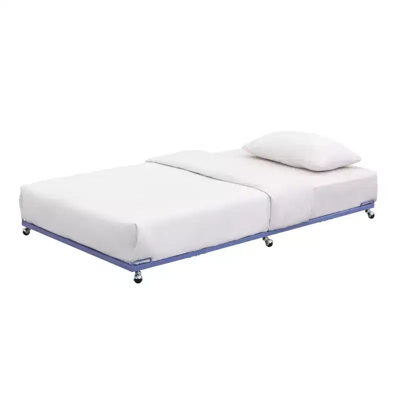 Kings Brand Furniture - Struttura letto estraibile con rotelle, in metallo, per divano letto, con doghe in acciaio, misura singola