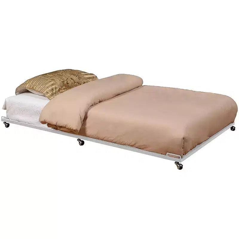 Kings Brand Furniture - Struttura letto estraibile con rotelle, in metallo, per divano letto, con doghe in acciaio, misura singola