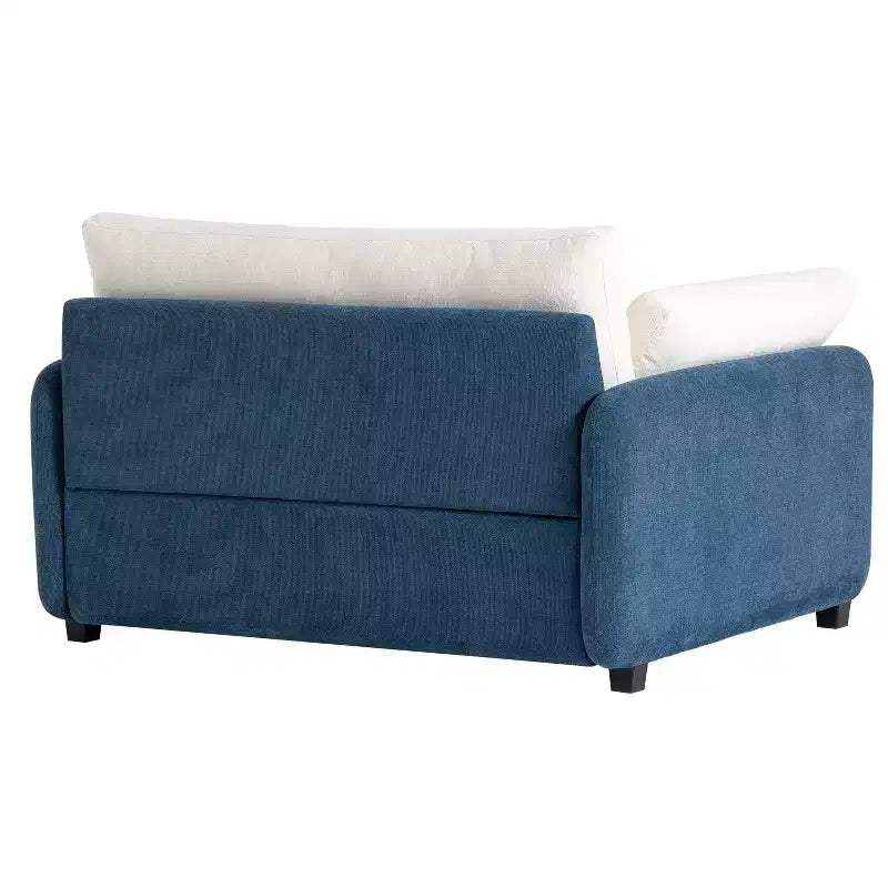 Poltrona GDFStudio Lilith 50 in ciniglia oversize a blocchi di colore, poltrona singola