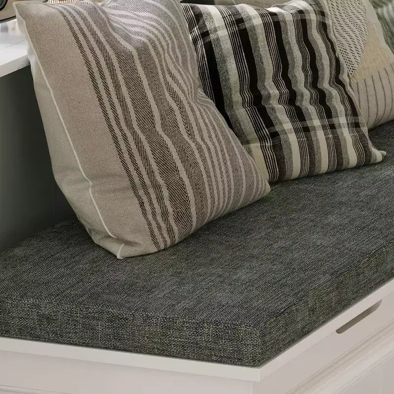 Famapy Panchina Angolare a L Elegante e Pratica Panchina Porta Scarpe per l'Organizzazione Domestica