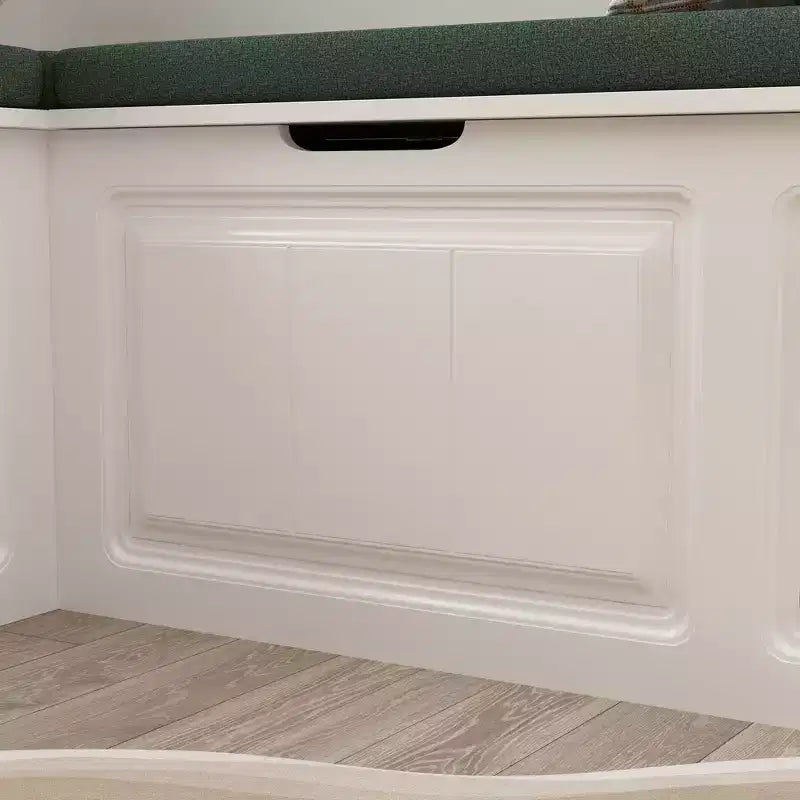 Famapy Panchina Angolare a L Elegante e Pratica Panchina Porta Scarpe per l'Organizzazione Domestica