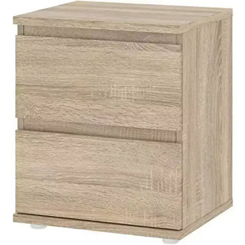 Comodino 2 cassetti HomeStock