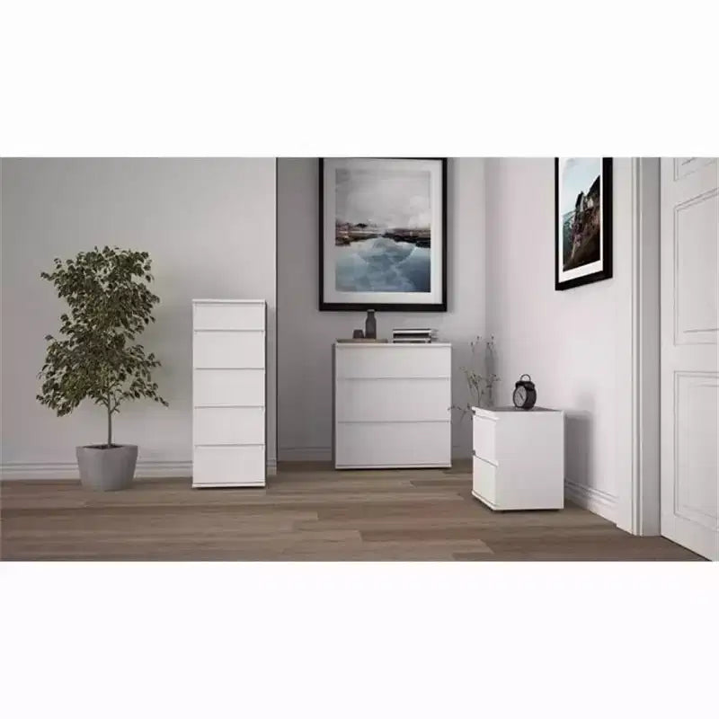Comodino 2 cassetti HomeStock