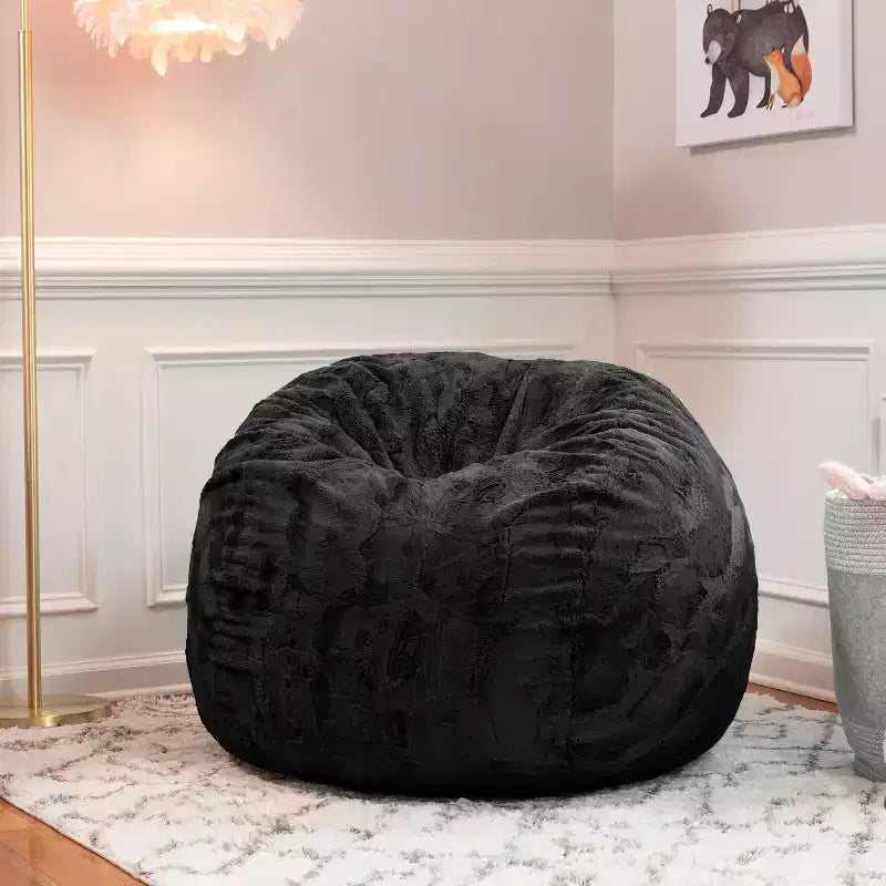Poltrona Sacco Jaxx Saxx da 90 cm - Pelliccia Sintetica - Colori Divertenti