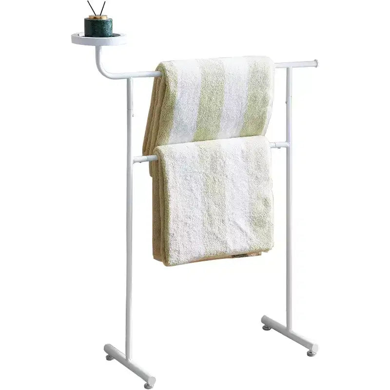 Kings Brand Furniture Servomuto Appendiabiti con Aste, Vassoi portaoggetti e Appendiabiti, Organizzatore Autoportante per Camere da Letto e Ingressi