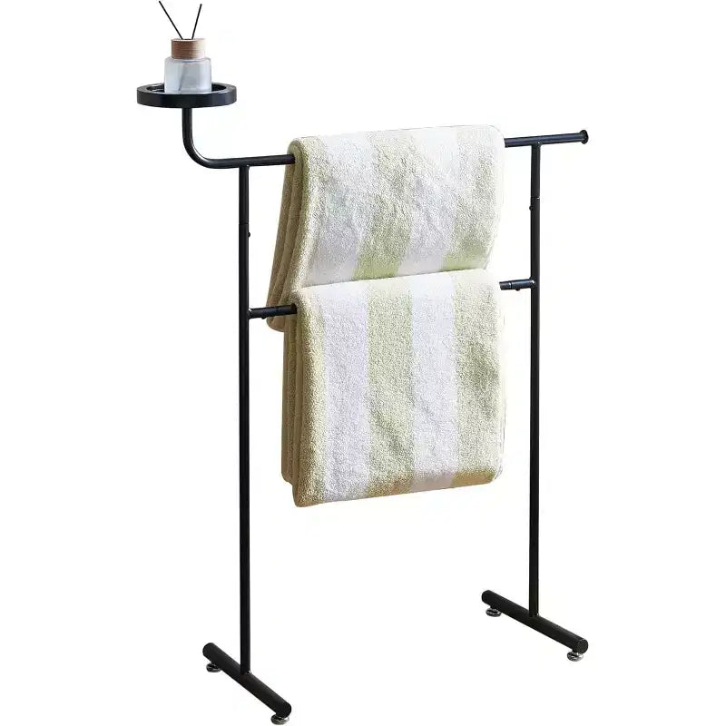 Kings Brand Furniture Servomuto Appendiabiti con Aste, Vassoi portaoggetti e Appendiabiti, Organizzatore Autoportante per Camere da Letto e Ingressi