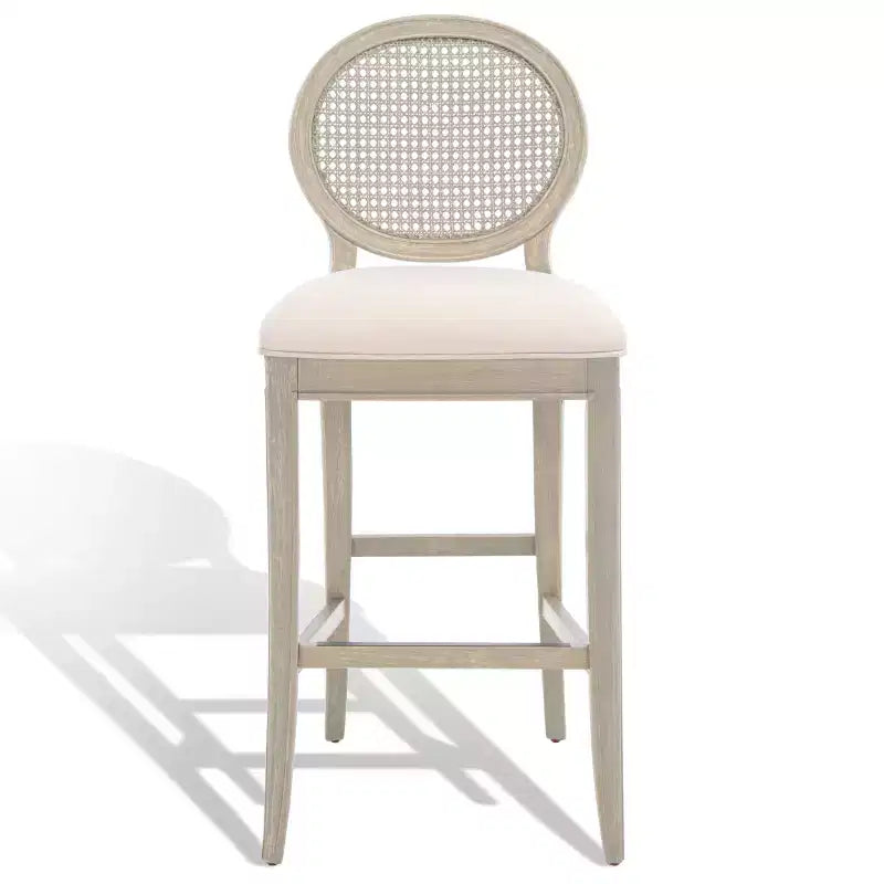 Sgabello da bar in rattan Karlee (set di 2) - SFV2132 - Safavieh Couture