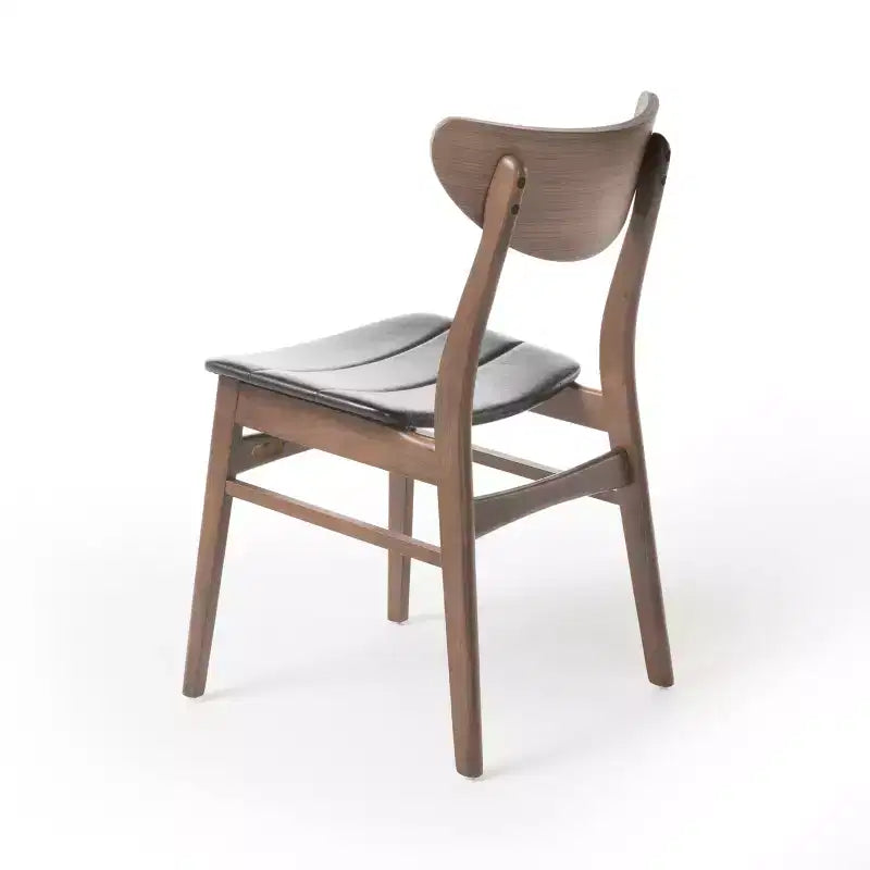 Christopher Knight Home Imwalle Set da pranzo 5 pezzi imbottito in ecopelle moderno di metà secolo, Noce e Marrone scuro
