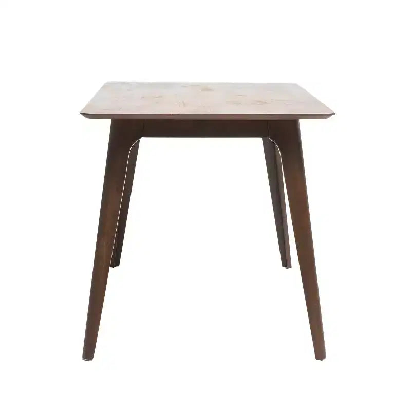 Christopher Knight Home Imwalle Set da pranzo 5 pezzi imbottito in ecopelle moderno di metà secolo, Noce e Marrone scuro