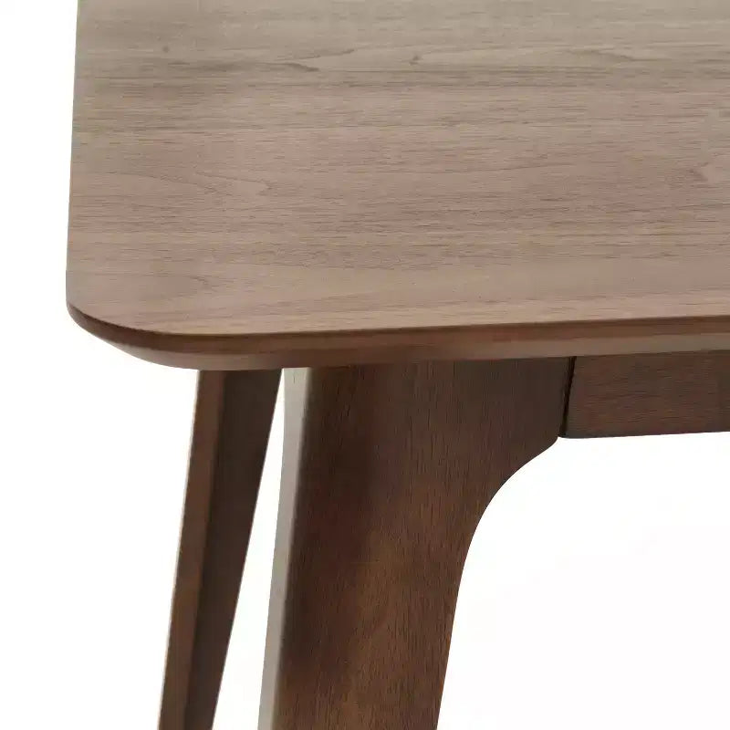 Christopher Knight Home Imwalle Set da pranzo 5 pezzi imbottito in ecopelle moderno di metà secolo, Noce e Marrone scuro