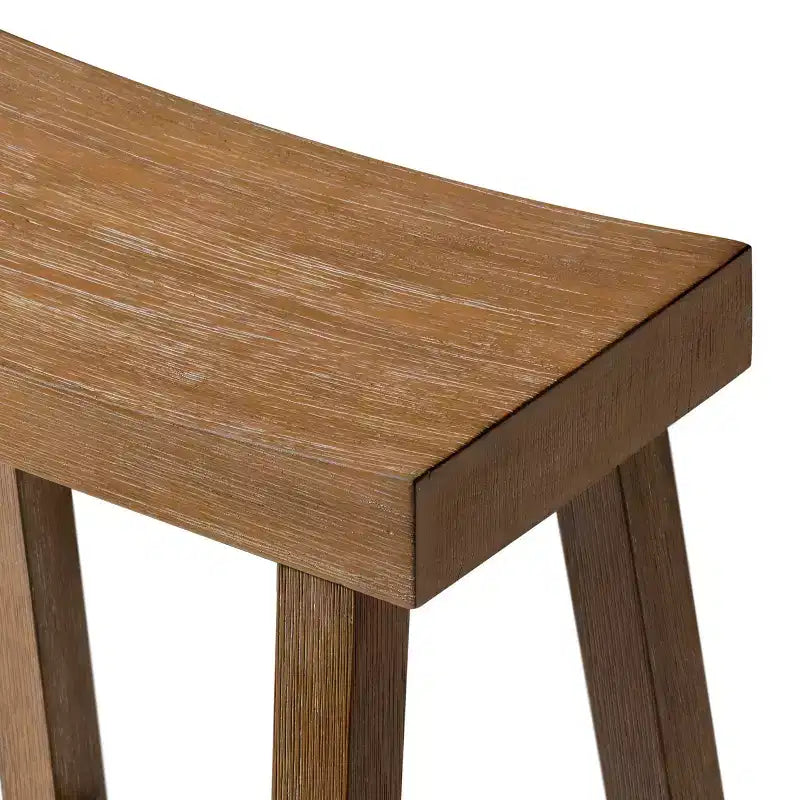 Sgabello da bancone in legno senza schienale Maven Lane Vincent 27