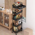 Carrello a 5 ripiani Tree City con cassetto, organizer mobile salvaspazio per cucina - Capacità 150 kg