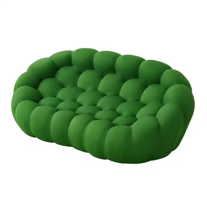 MAYEERTY 74.8 Divanetto Moderno Bubble a 2 Posti, Divano Imbottito in Tessuto a Rete 3D per Soggiorno