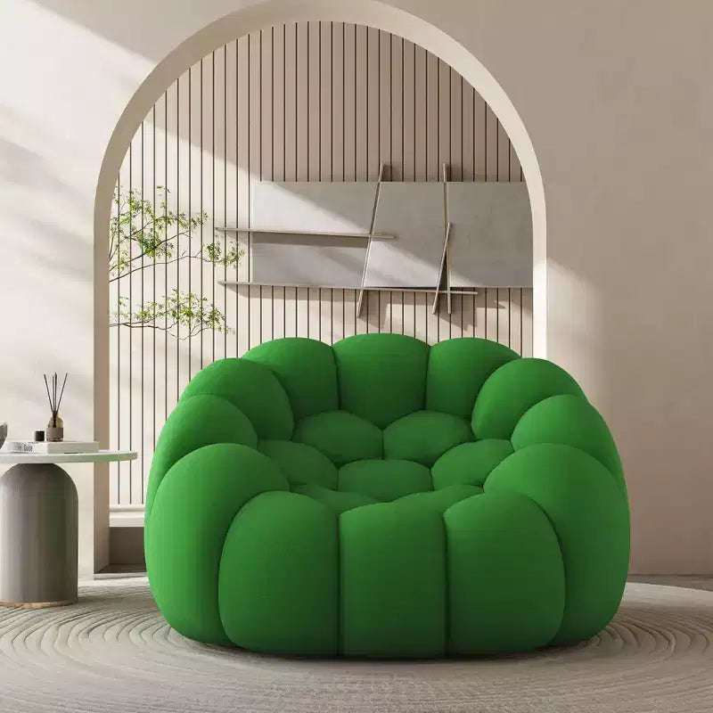 MAYEERTY 74.8 Divanetto Moderno Bubble a 2 Posti, Divano Imbottito in Tessuto a Rete 3D per Soggiorno