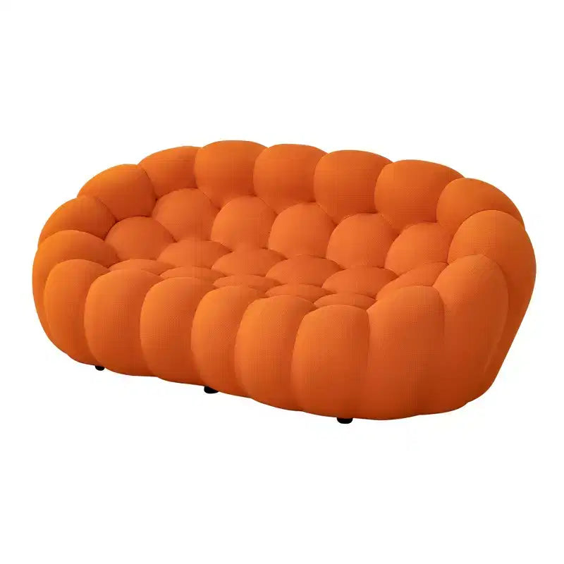 MAYEERTY 74.8 Divanetto Moderno Bubble a 2 Posti, Divano Imbottito in Tessuto a Rete 3D per Soggiorno