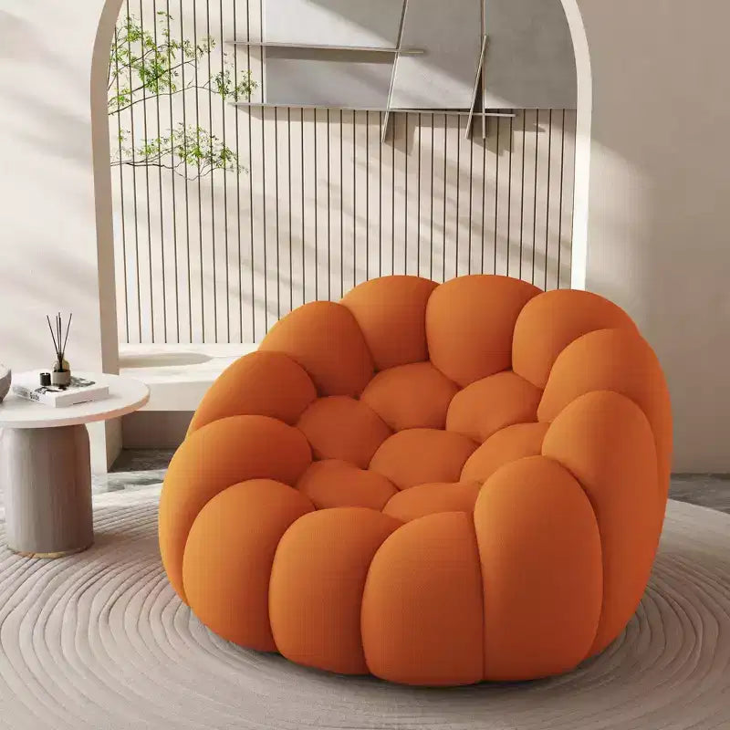 MAYEERTY 74.8 Divanetto Moderno Bubble a 2 Posti, Divano Imbottito in Tessuto a Rete 3D per Soggiorno