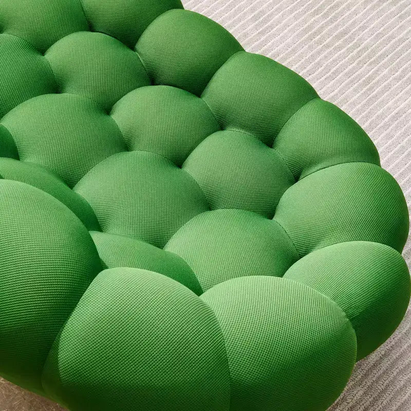 MAYEERTY 74.8 Divanetto Moderno Bubble a 2 Posti, Divano Imbottito in Tessuto a Rete 3D per Soggiorno