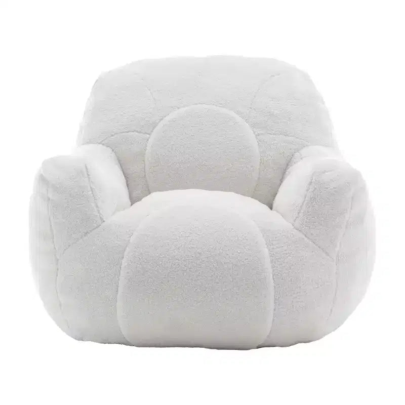 Sedia sacco con imbottitura, morbida e trapuntata, soffice divano pigro, comoda con memory foam per dormitorio, appartamento, soggiorno