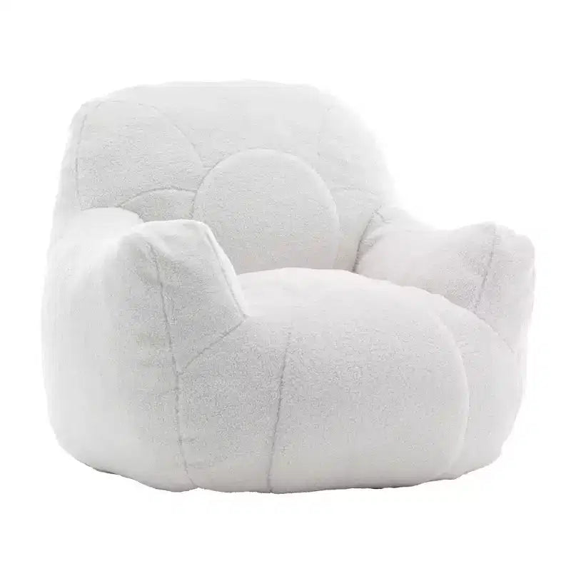 Sedia sacco con imbottitura, morbida e trapuntata, soffice divano pigro, comoda con memory foam per dormitorio, appartamento, soggiorno