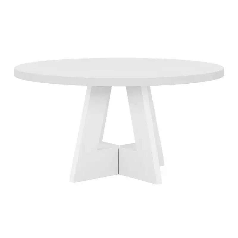 MAYEERTY Tavolo Rotondo Rustico da 47 Pollici, Multifunzionale per Sala da Pranzo, Serate di Gioco e Compiti